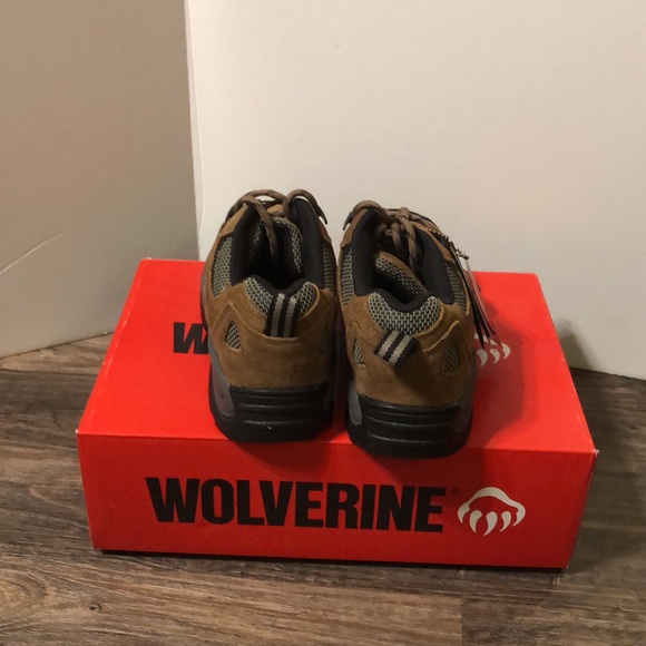 Men’s Retro “NIB” Wolverine Steel Toe Athletic Hiking Shoe Tan/Black Size 7.5M - Picture 4 of 6
